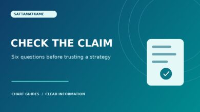 Satta King Strategies: Six Claims to Check Before You Trust Them — article illustration